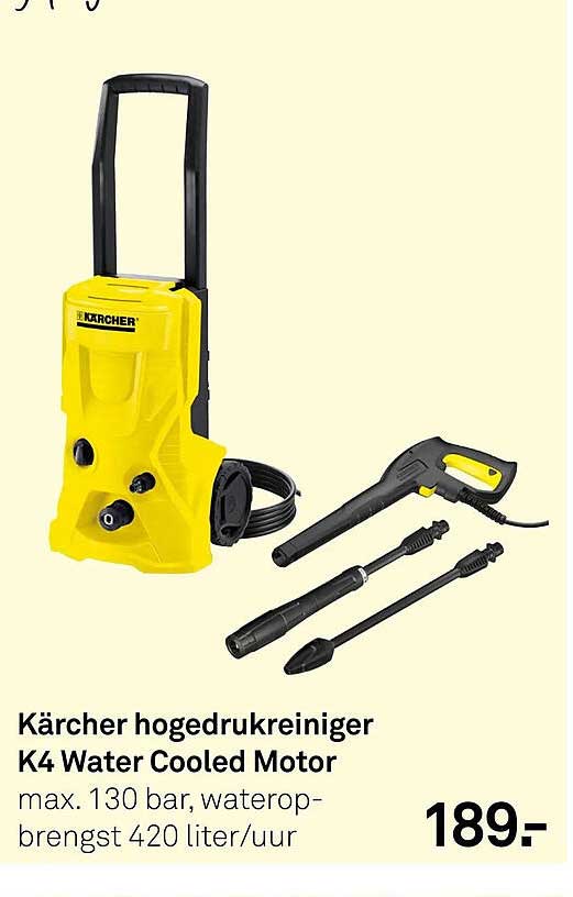 Kärcher hogedrukreiniger K4 Water Cooled Motor
