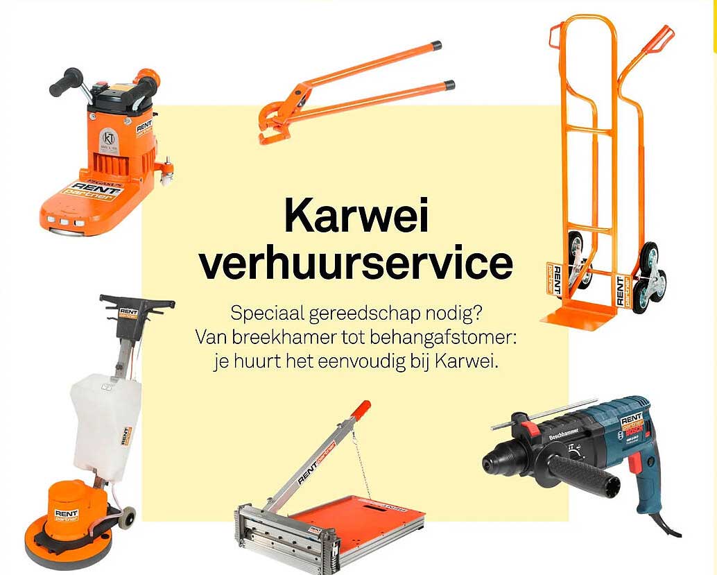 Karwei verhuurservice