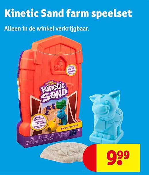Kinetic Sand farm speelset