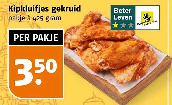 Kipkluifjes gekruid pakje à 425 gram