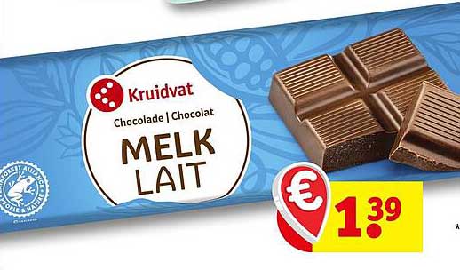 Kruidvat Chocolade | Chocolat Melk Lait