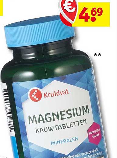 Kruidvat Magnesium kauwtabletten