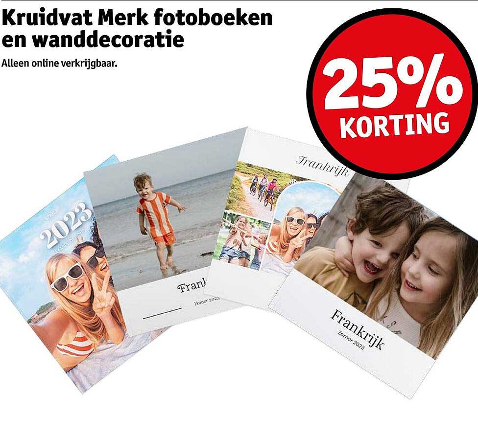 Kruidvat Merk fotoboeken en wanddecoratie