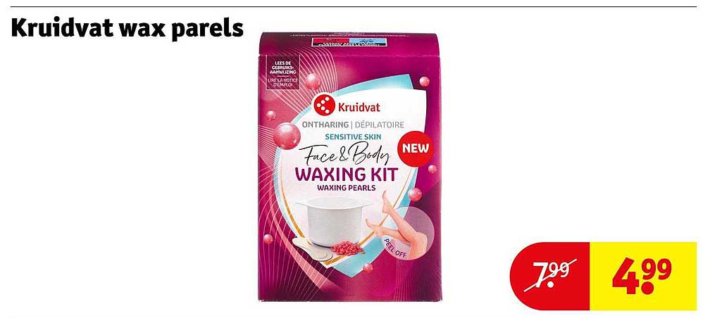 Kruidvat wax parels