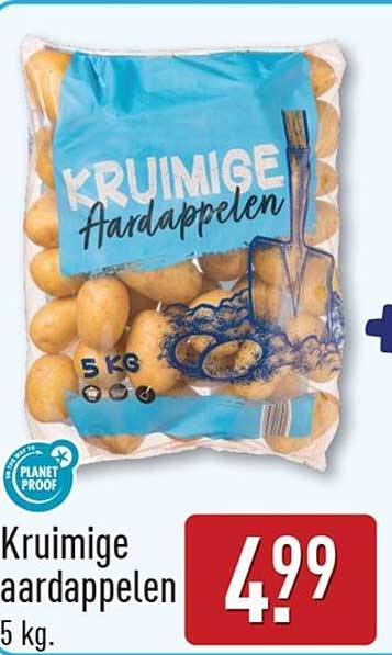 Kruimige aardappelen 5 kg.