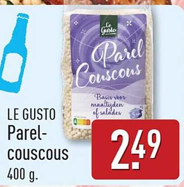 LE GUSTO Parel-couscous 400 g.