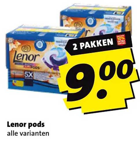 Lenor pods alle varianten 2 PAKKEN