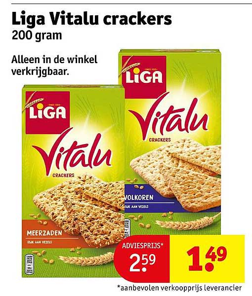 Liga Vitalu crackers 200 gram