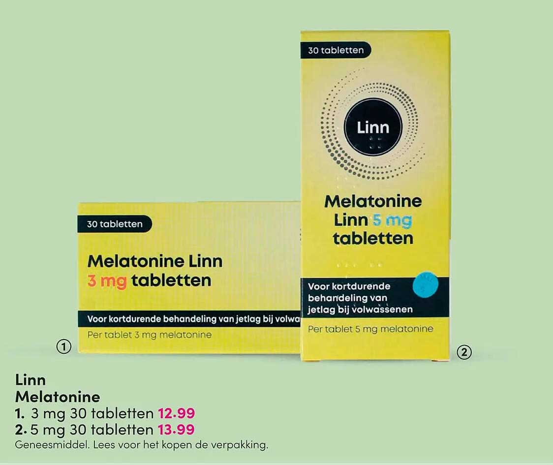 Linn Melatonine 3 mg 30 tabletten