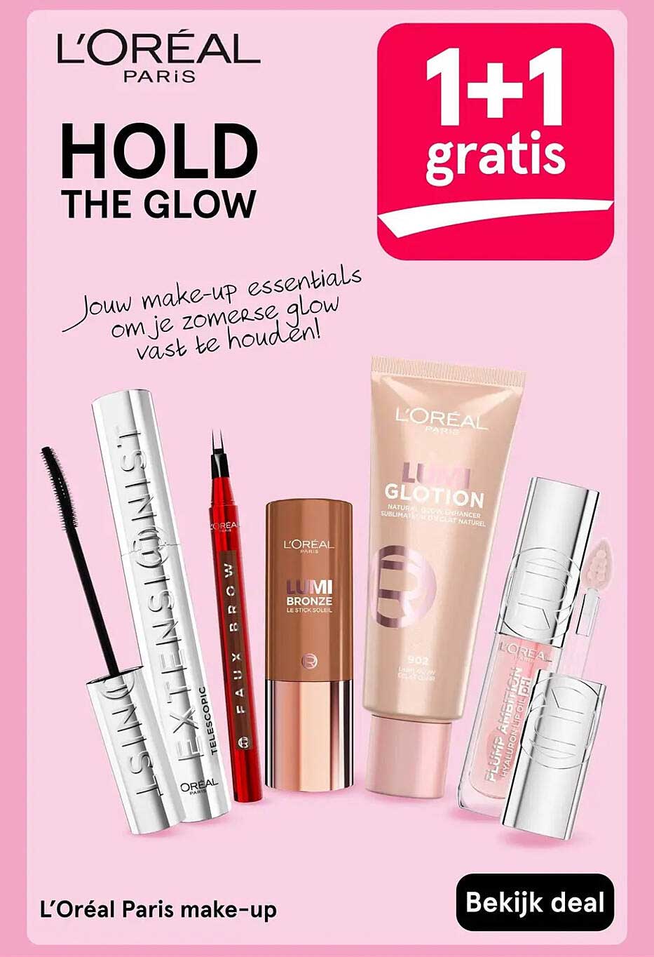 L’Oréal Paris make-up 1+1 gratis