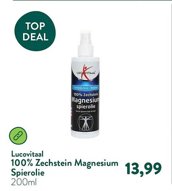 Lucovitaal 100% Zeechstein Magnesium Spierolie