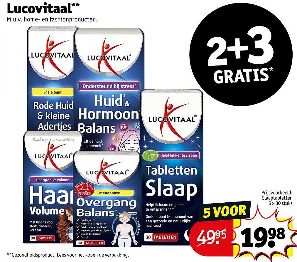 Lucovitaal** 5 voor 19.98