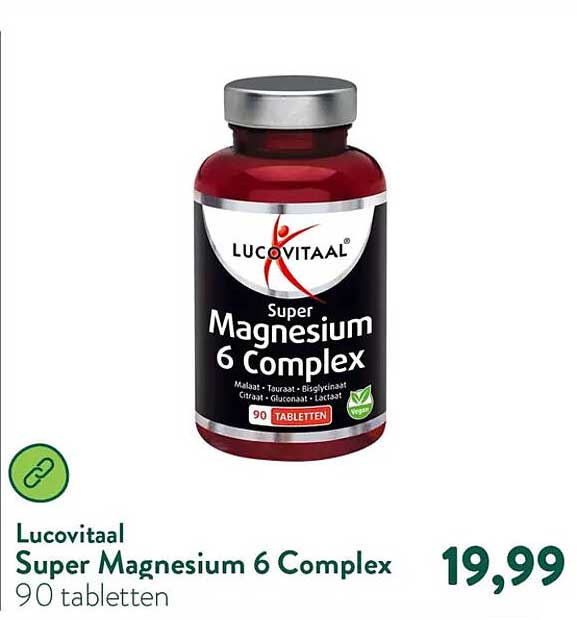 Lucovitaal Super Magnesium 6 Complex 90 tabletten