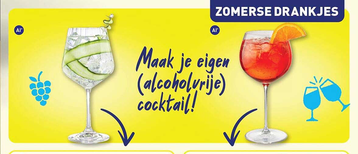 Maak je eigen (alcoholvrije) cocktail!
