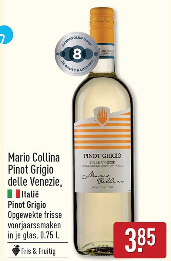Mario Collina Pinot Grigio delle Venezie, Italië Pinot Grigio