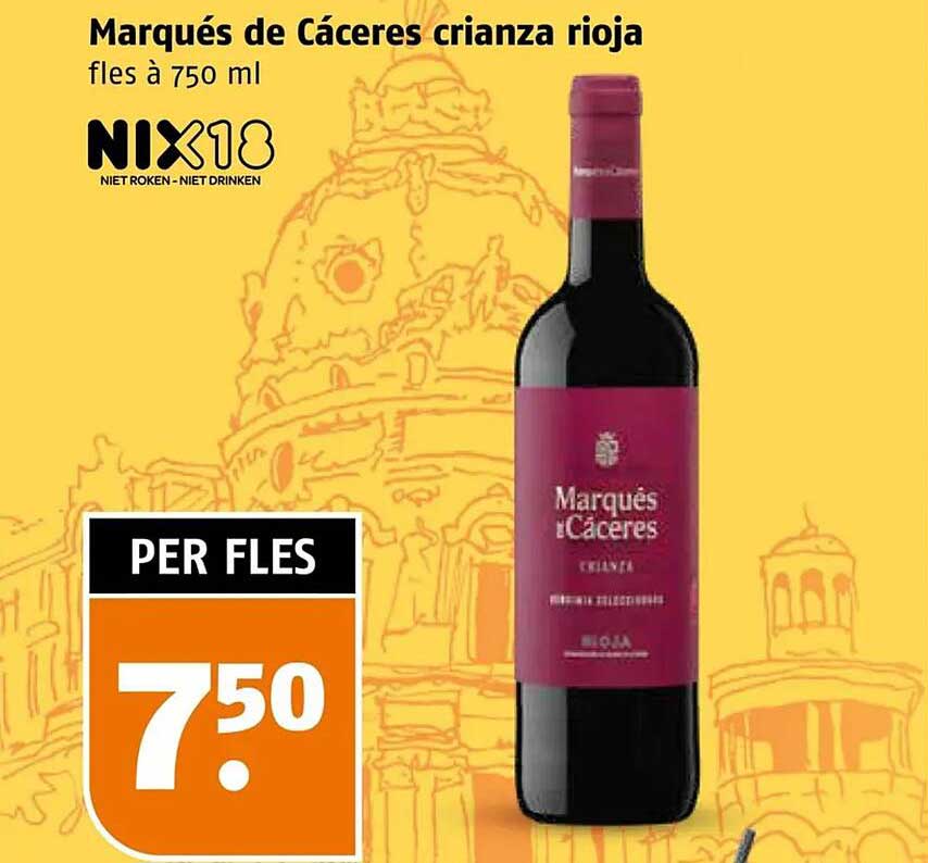 Marqués de Cáceres crianza rioja fles à 750 ml