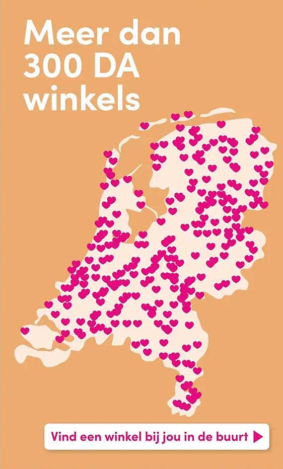 Meer dan 300 DA winkels