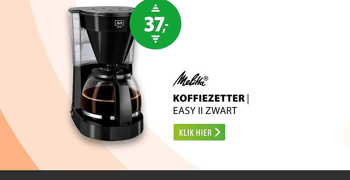 Melitta KOFFIEZETTER | EASY II ZWART