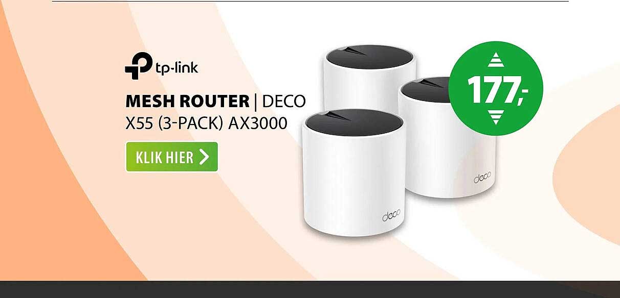 MESH ROUTER | DECO X55 (3-PACK) AX3000