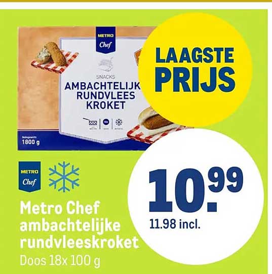 Metro Chef ambachtelijke rundvleeskroket