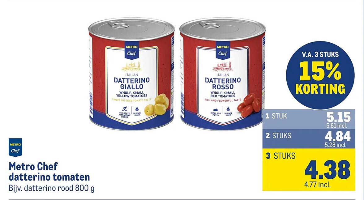 Metro Chef datterino tomaten