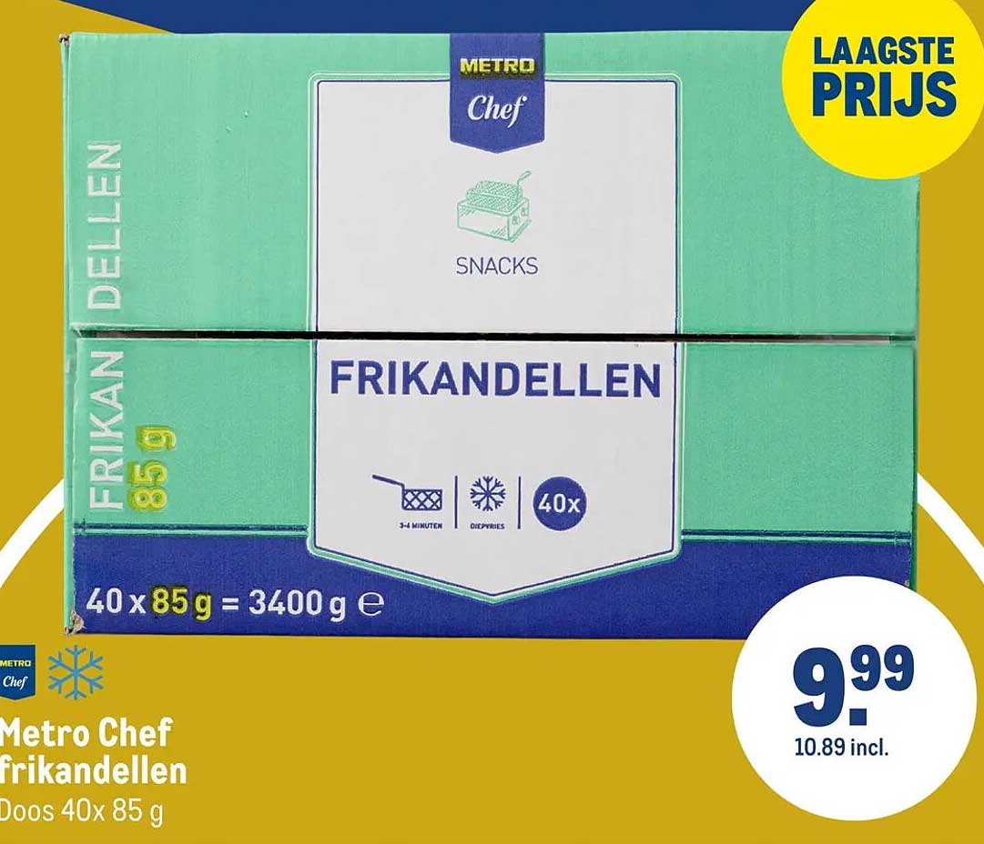Metro Chef frikandellen