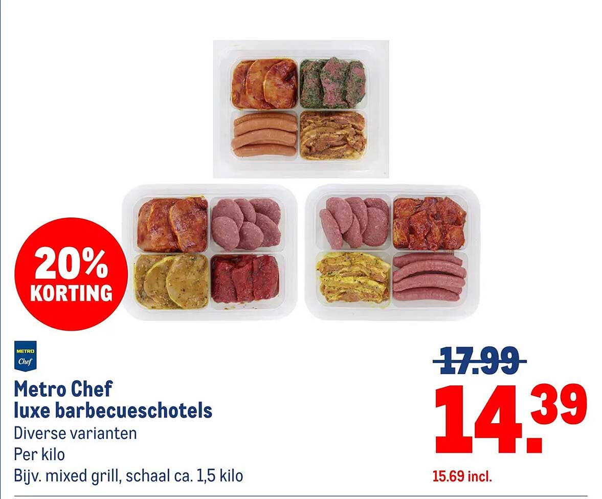 Metro Chef luxe barbecueschotels