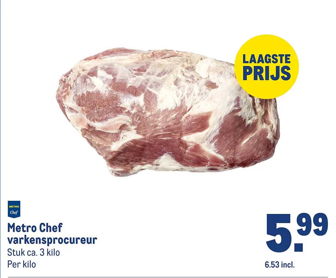 Metro Chef varkensprocureur