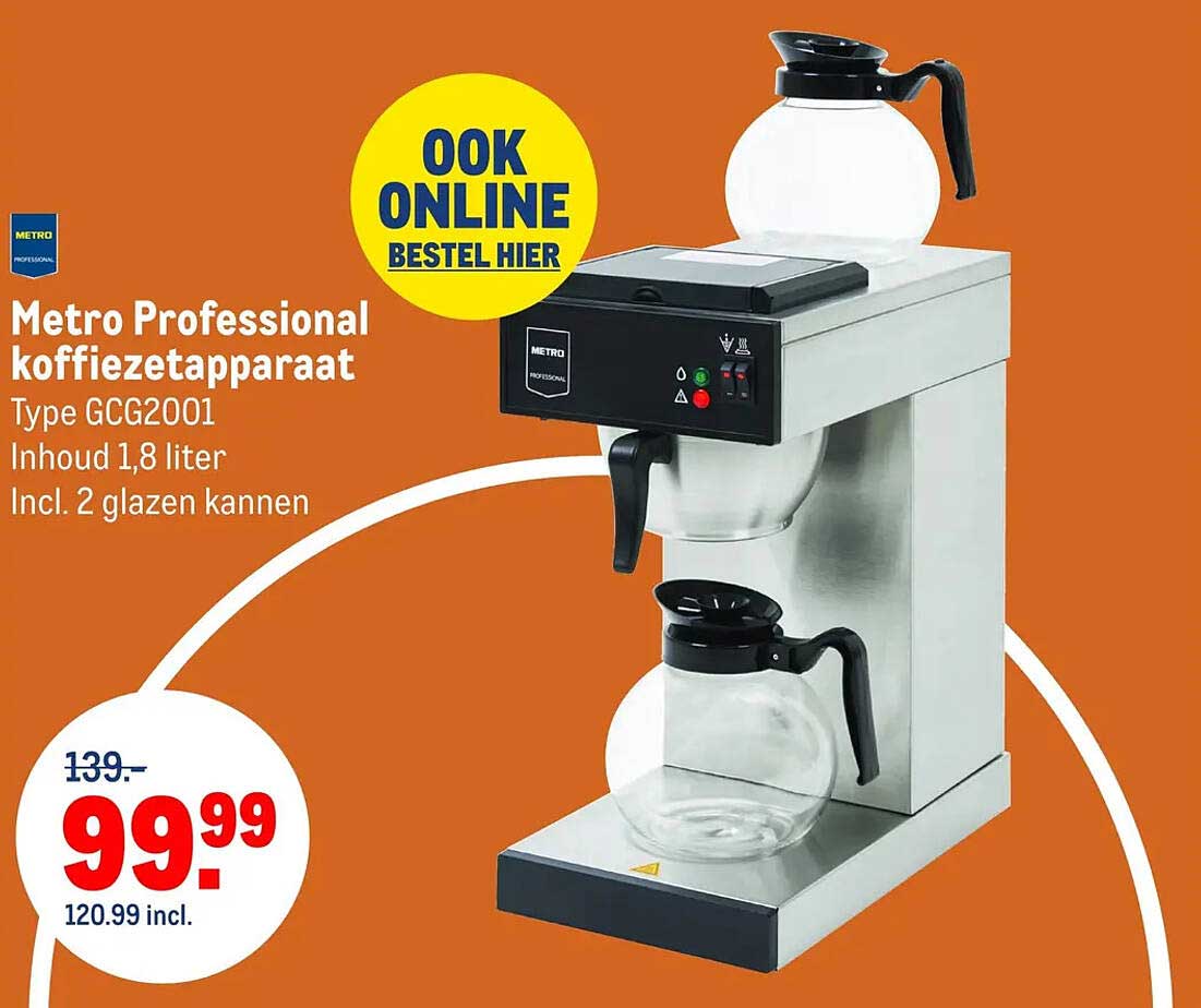 Metro Professional koffiezetapparaat