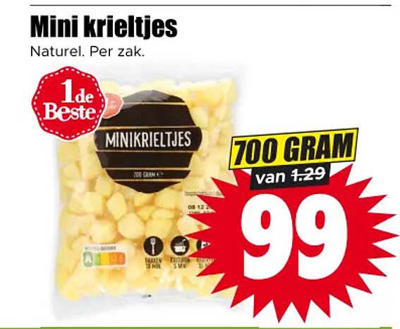 Mini krieltjes 700 GRAM 1de Beste