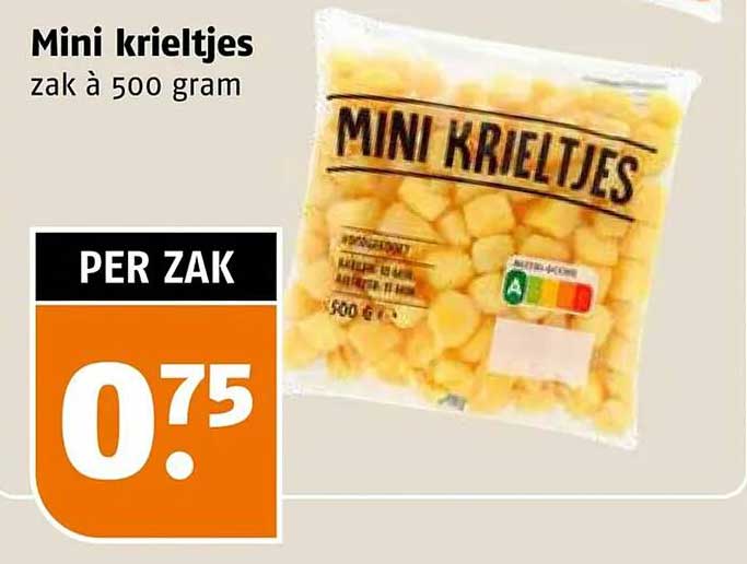 Mini krieltjes zak à 500 gram