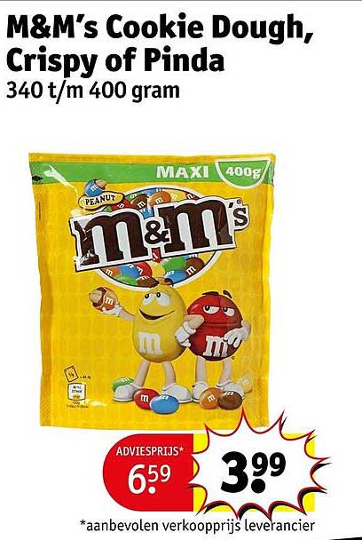 M&M’s Cookie Dough, Crispy of Pinda