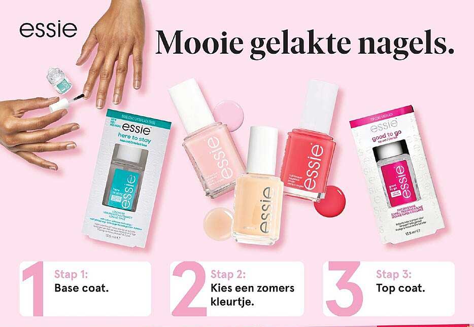 Mooie gelakte nagels.