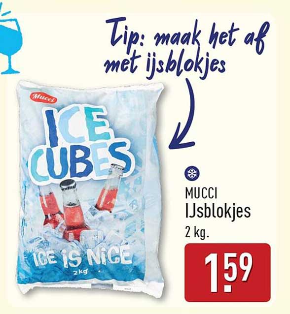 MUCCI IJsblokjes 2 kg.