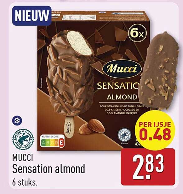Mucci Sensation almond 6 stuks