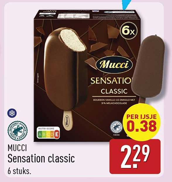 MUCCI Sensation classic 6 stuks.