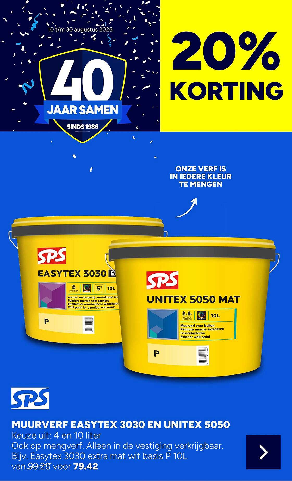 MUURVERF EASYTEX 3030 EN UNITEX 5050