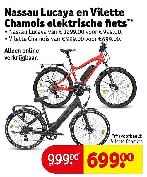 Nassau Lucaya en Vilette Chamois elektrische fiets**