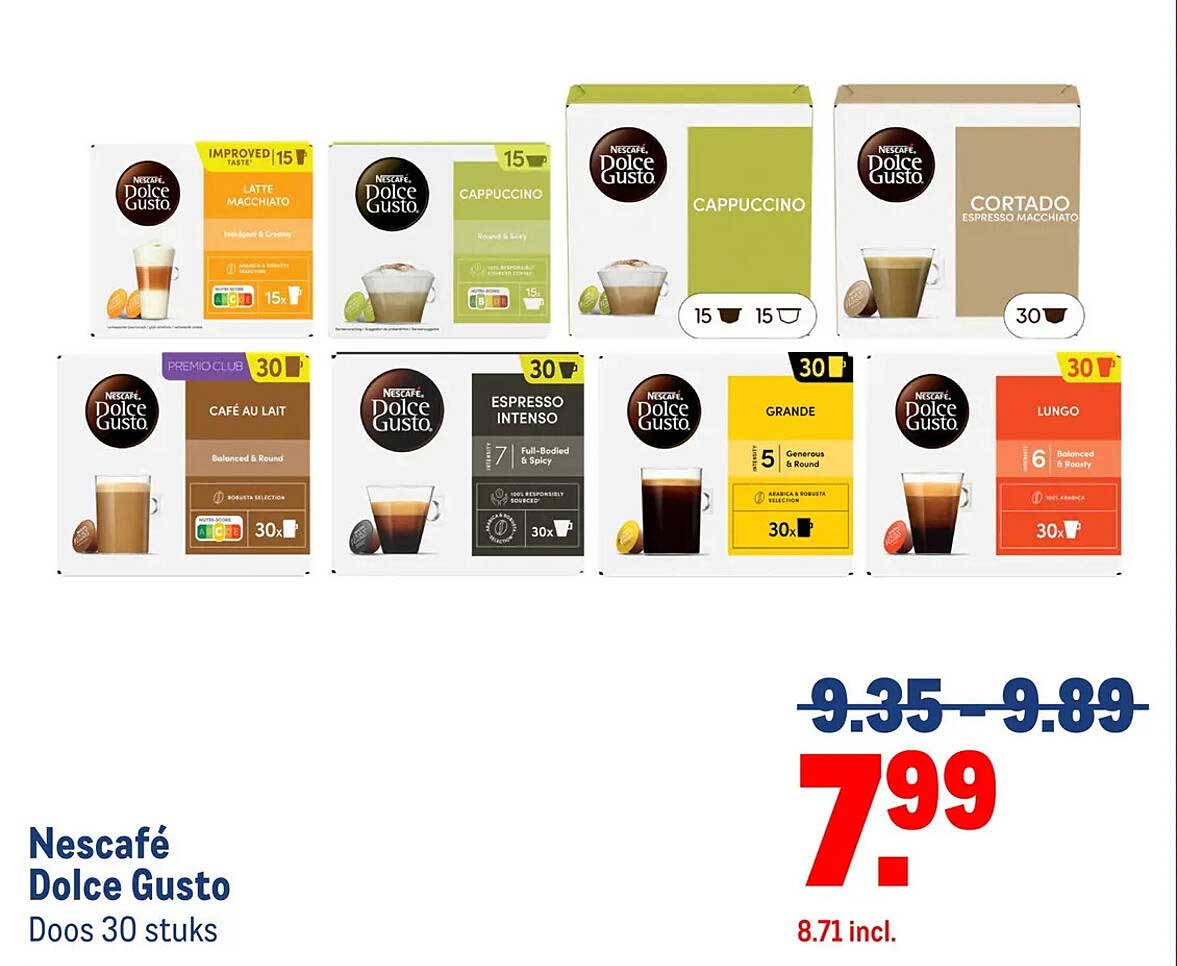 Nescafé Dolce Gusto Doos 30 stuks