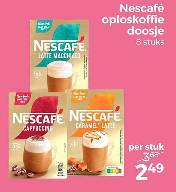Nescafé oploskoffie doosje 8 stuks