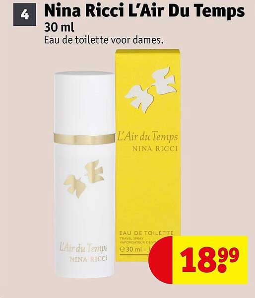 Nina Ricci L'Air Du Temps 30 ml Eau de toilette voor dames.