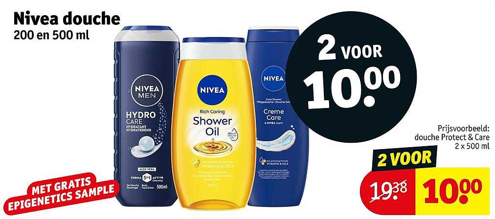 Nivea douche 200 en 500 ml