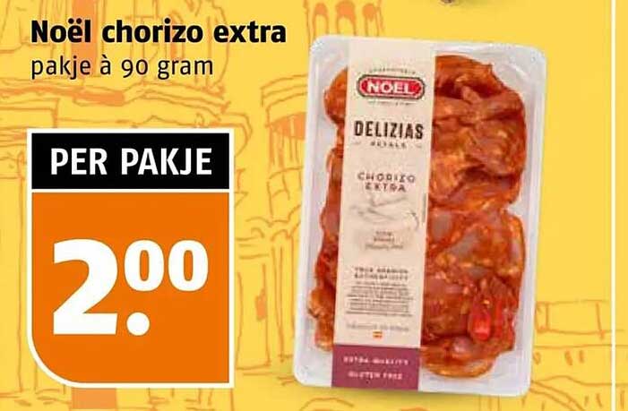 Noël chorizo extra pakje à 90 gram