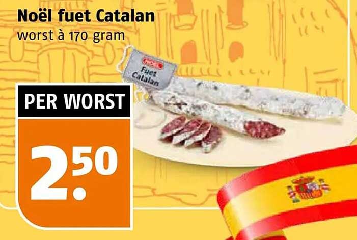 Noël fuet Catalan Worst à 170 gram PER WORST