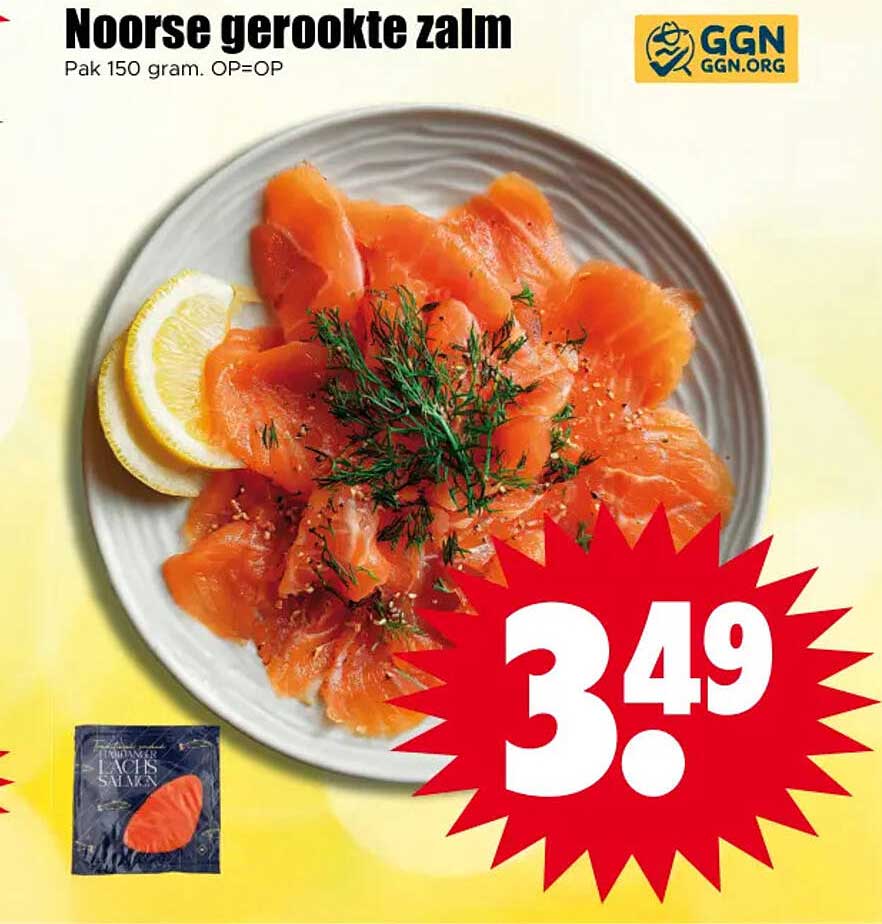 Noorse gerookte zalm