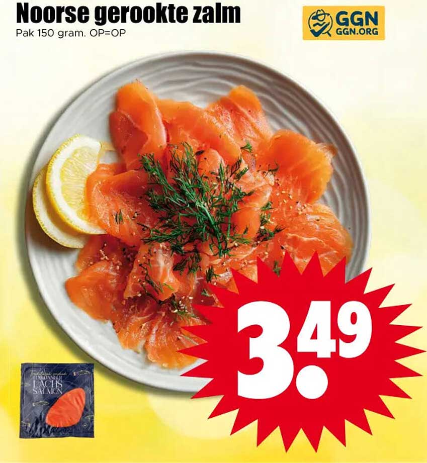 Noorse gerookte zalm