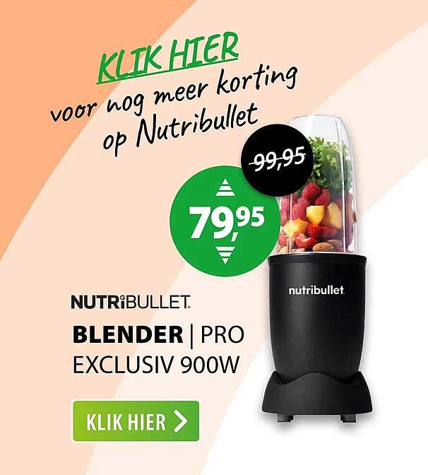 Nutribullet Blender | Pro exclusiv 900W