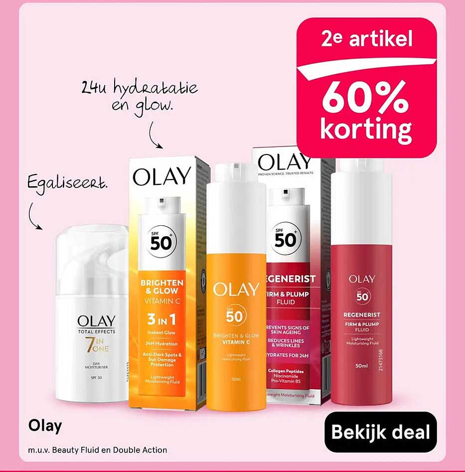 Olay 2e artikel 60% korting
