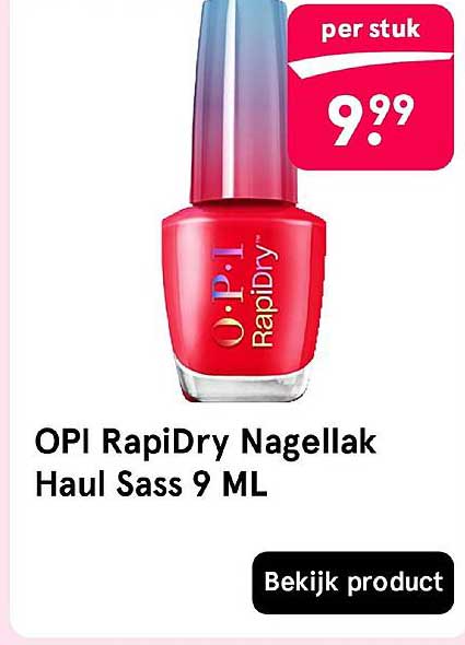 OPI RapiDry Nagellak Haul Sass 9 ML