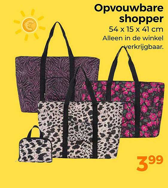 Opvouwbare shopper